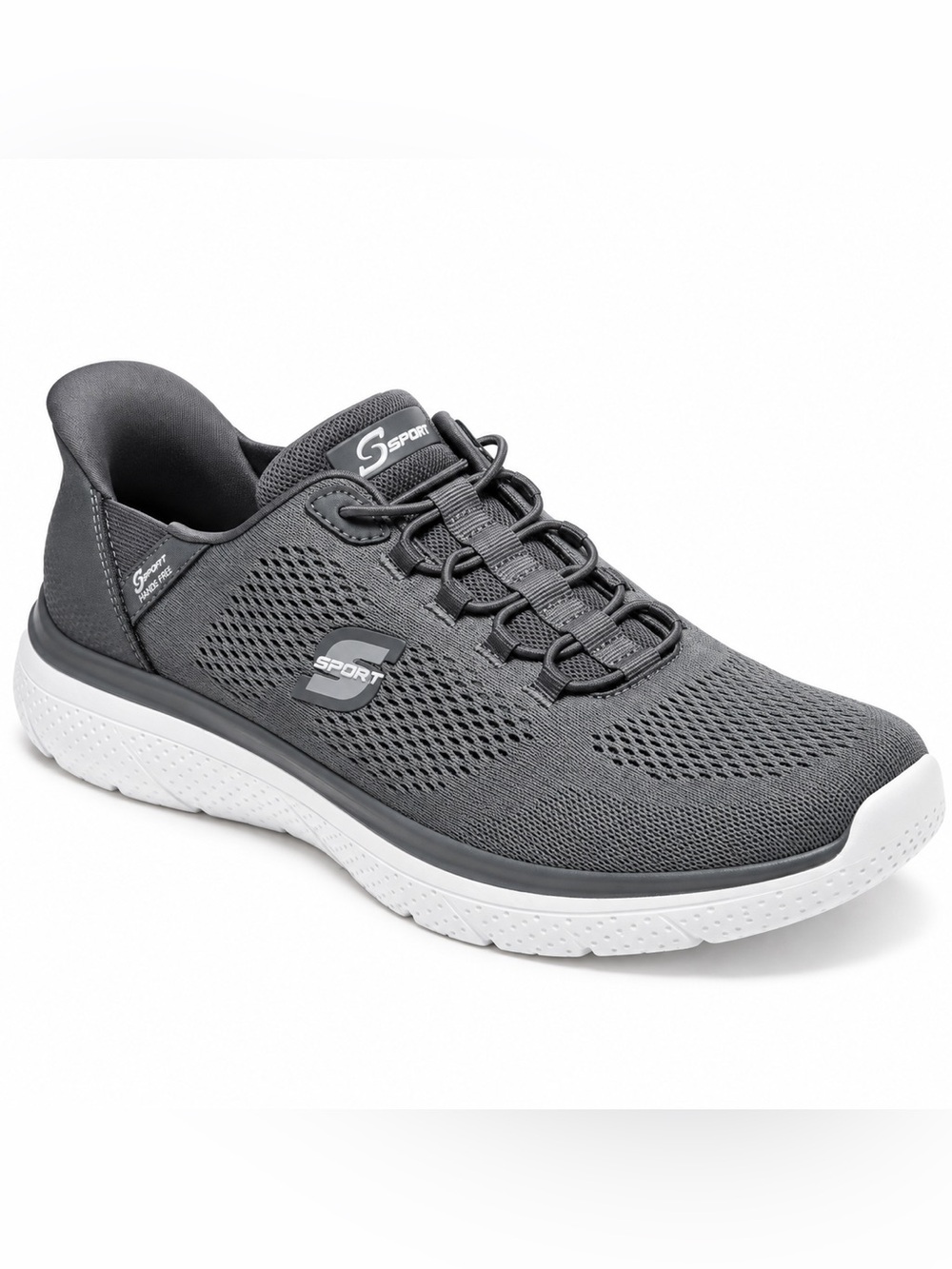 SKETCHERS Men's Glover Sneakers - Gray - Size 13